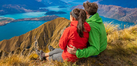 Couple on a hike